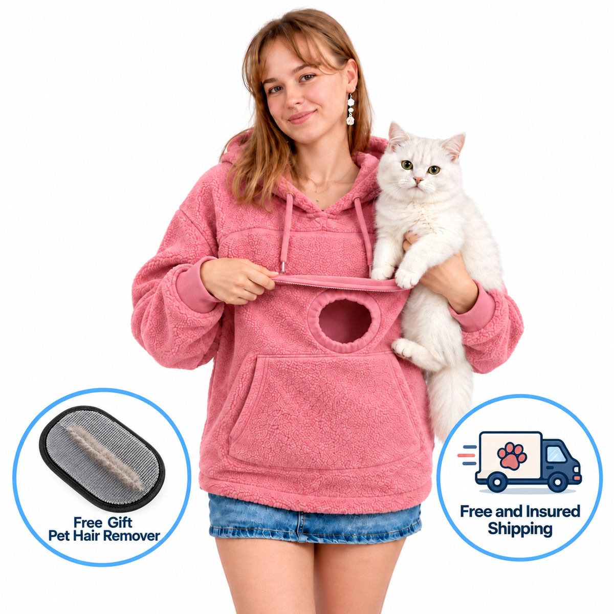 Pet Peekaboo Pocket Hoodie