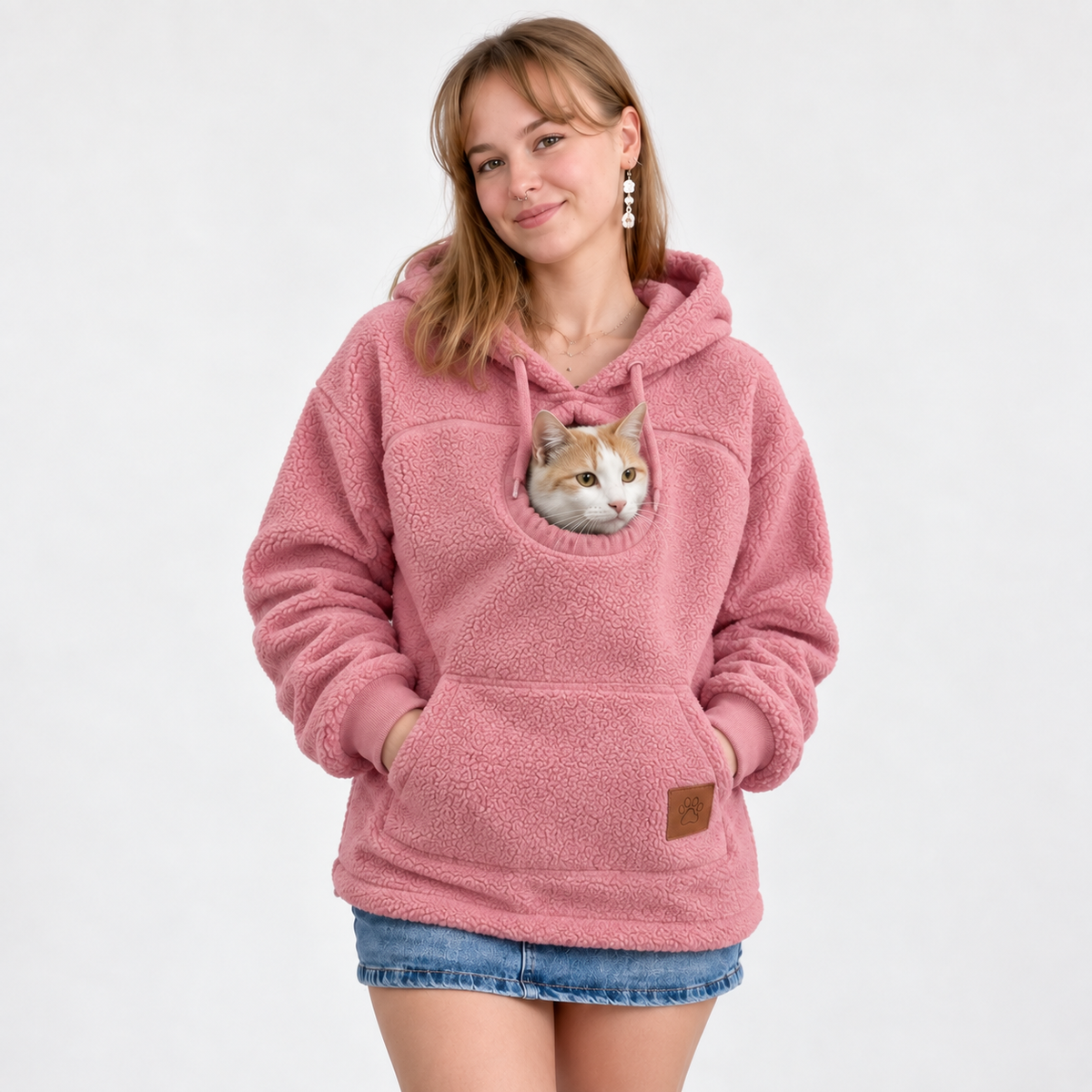 Pet Peekaboo Pocket Hoodie